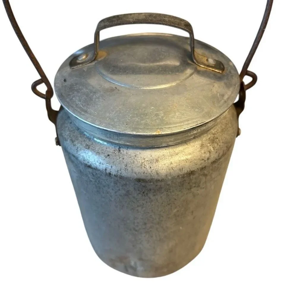Vintage Keystone Aluminum Milk Can